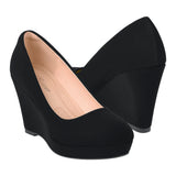 TACONES FOREVER MUJER DALIA-63 SUEDE NEGRO