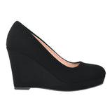 TACONES FOREVER MUJER DALIA-63 SUEDE NEGRO