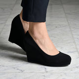 TACONES FOREVER MUJER DALIA-63 SUEDE NEGRO
