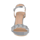 SANDALIAS DE FIESTA DELICACY MUJER VANESSA-10 CHAROL PLATA