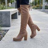 BOTAS FOREVER MUJER MATCHL8 SUEDE CAFÉ