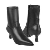 BOTINES FOREVER MUJER HUTTON-21 SIMIPIEL NEGRO