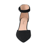TACONES FOREVER MUJER SUNRISE-08 TEXTIL NEGRO