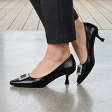 TACONES FOREVER MUJER READER01 SIMIPIEL NEGRO