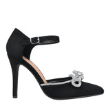 TACONES DE FIESTA MUJER FOREVER KNOT-14 SUEDE NEGRO