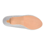 TACONES DE FIESTA MUJER DELICACY JEMMA-31 TEXTIL PLATA