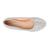 TACONES DE FIESTA MUJER DELICACY JEMMA-31 TEXTIL PLATA