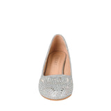 TACONES DE FIESTA MUJER DELICACY JEMMA-31 TEXTIL PLATA