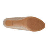 TACONES DE FIESTA MUJER FOREVER FISHER-4 TEXTIL ORO