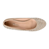 TACONES DE FIESTA MUJER FOREVER FISHER-4 TEXTIL ORO