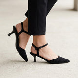 TACONES FOREVER MUJER EQUITY-48 SUEDE NEGRO
