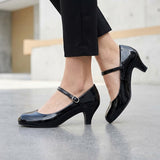 TACONES FOREVER MUJER DANA-28 CHAROL NEGRO