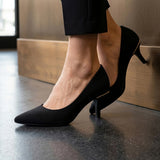 TACONES STYLO MUJER FC7604 SUEDE NEGRO