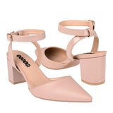 TACONES STYLO MUJER PL03 CHAROL BEIGE