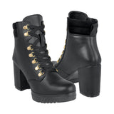 BOTINES STYLO MUJER 5604 SIMIPIEL NEGRO