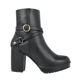 BOTINES STYLO MUJER 5605 SIMIPIEL NEGRO