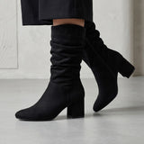 BOTAS STYLO MUJER 3120 SUEDE NEGRO