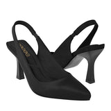 TACONES STYLO MUJER 98008 TEXTIL NEGRO