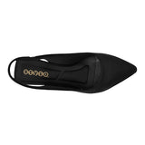 TACONES STYLO MUJER 98008 TEXTIL NEGRO