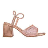 SANDALIAS DE FIESTA STYLO MUJER 0600 TEXTIL ORO/ROSADO