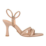 SANDALIAS DE FIESTA STYLO MUJER 9006 CHAROL BEIGE