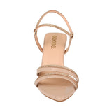 SANDALIAS DE FIESTA STYLO MUJER 9006 CHAROL BEIGE