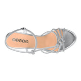 SANDALIAS DE FIESTA STYLO MUJER 9214 SIMIPIEL PLATA