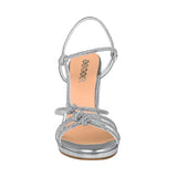 SANDALIAS DE FIESTA STYLO MUJER 9214 SIMIPIEL PLATA