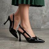 TACONES STYLO MUJER 051 CHAROL NEGRO