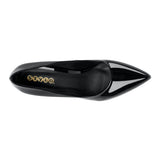 TACONES STYLO MUJER 2006 CHAROL NEGRO