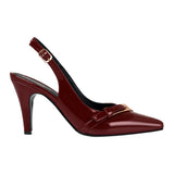 TACONES STYLO MUJER 2030 CHAROL VINO