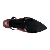 TACONES STYLO MUJER 2030 CHAROL VINO