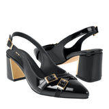 TACONES STYLO MUJER 5707 CHAROL NEGRO