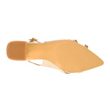 TACONES STYLO MUJER 5707 CHAROL BEIGE