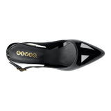 TACONES STYLO MUJER 5702 CHAROL NEGRO