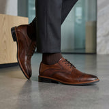 ZAPATOS CABALLERO STYLO H52143 PIEL CAFÉ