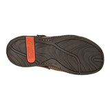Sandalias Lobo Solo para hombre nobuck grey con rojo 6580