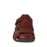HUARACHES LOBO SOLO HOMBRE 6256 PIEL CAFÉ