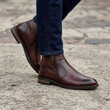 BOTINES LOBO SOLO HOMBRE 7956 PIEL CAFÉ