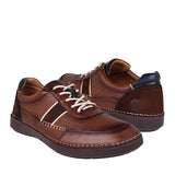 ZAPATOS CASUALES CABALLERO LOBO SOLO 8163 PIEL CAFÉ