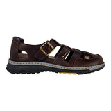 HUARACHES CABALLERO LOBO SOLO 9659 PIEL CAFÉ