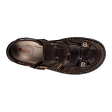 HUARACHES CABALLERO LOBO SOLO 9659 PIEL CAFÉ