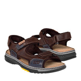 HUARACHES LOBO SOLO HOMBRE 6528 PIEL CAFÉ