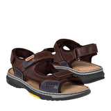 HUARACHES LOBO SOLO HOMBRE 6528 PIEL CAFÉ