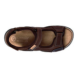 HUARACHES LOBO SOLO HOMBRE 6528 PIEL CAFÉ