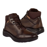 BOTINES CABALLERO LOBO SOLO 9024 PIEL CAFÉ