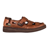 HUARACHES LOBO SOLO HOMBRE 7246 PIEL CAFÉ