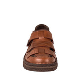 HUARACHES LOBO SOLO HOMBRE 7246 PIEL CAFÉ