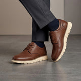 ZAPATOS CASUALES CLASBEN HOMBRE KLEPER SIMIPIEL CAFÉ