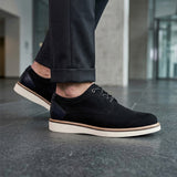 ZAPATOS CASUALES STYLO HOMBRE 30-02 SUEDE NEGRO